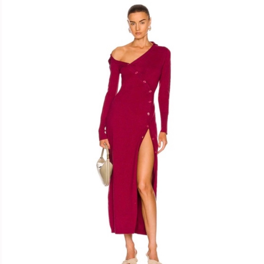 NWT Atoir Percy Dress in Crushed Berry Knit Cashmere Blend Sweater Dress. US 4